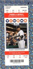 Curtis Granderson 3B 2RBI Tigers Royals Ticket 8-29-2008 Mark Teahen HR#43 👀🔥