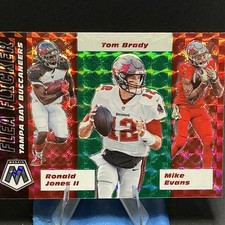 TOM BRADY 2020 PANINI MOSAIC FLEA FLICKER GREEN PRIZM CARD #FF13 - BUCS -NM-MINT