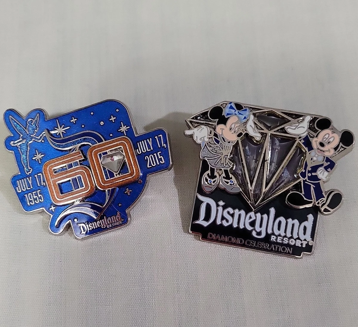 Disneyland 60 ダイヤモンドセレブレーション ピンバッジ ディズニー
