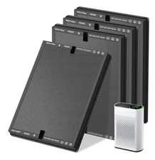 HAP602 Replacement Filter for ECOSELF HAP602/HAP602WF Air Purifier 4 Pack