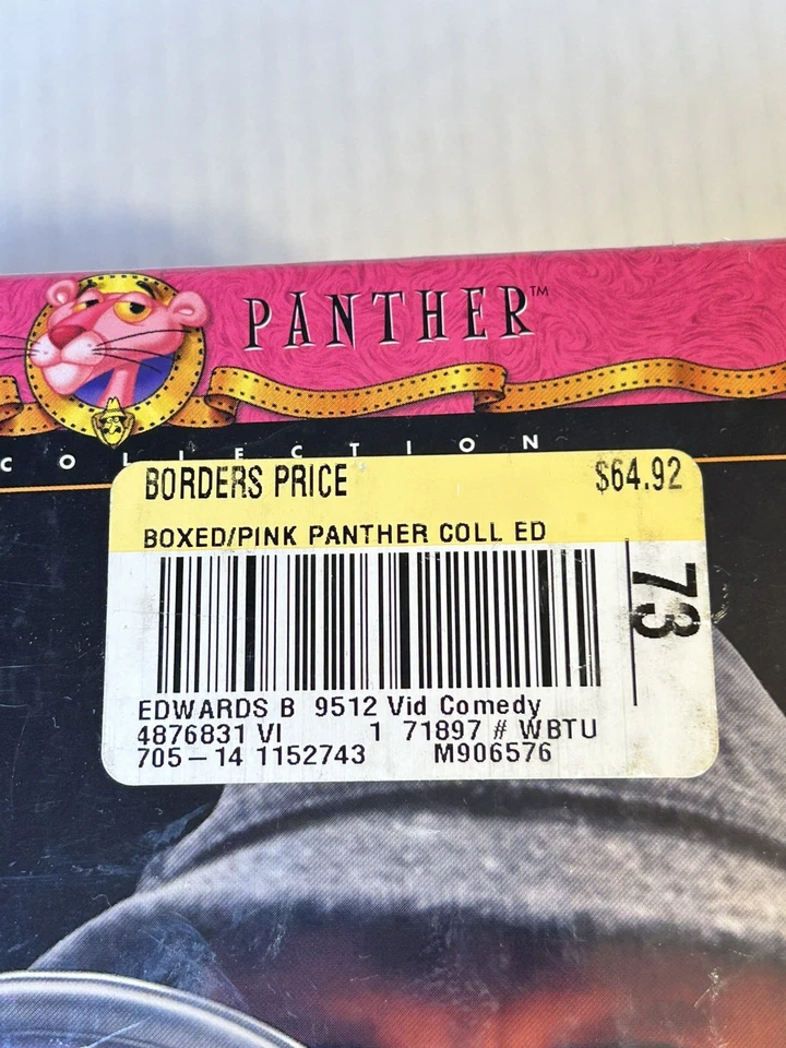 Pink Panther 1997 VHS Factory Sealed 5 Movie Lot Box Set Collection Peter Seller Foto 4 de 4
