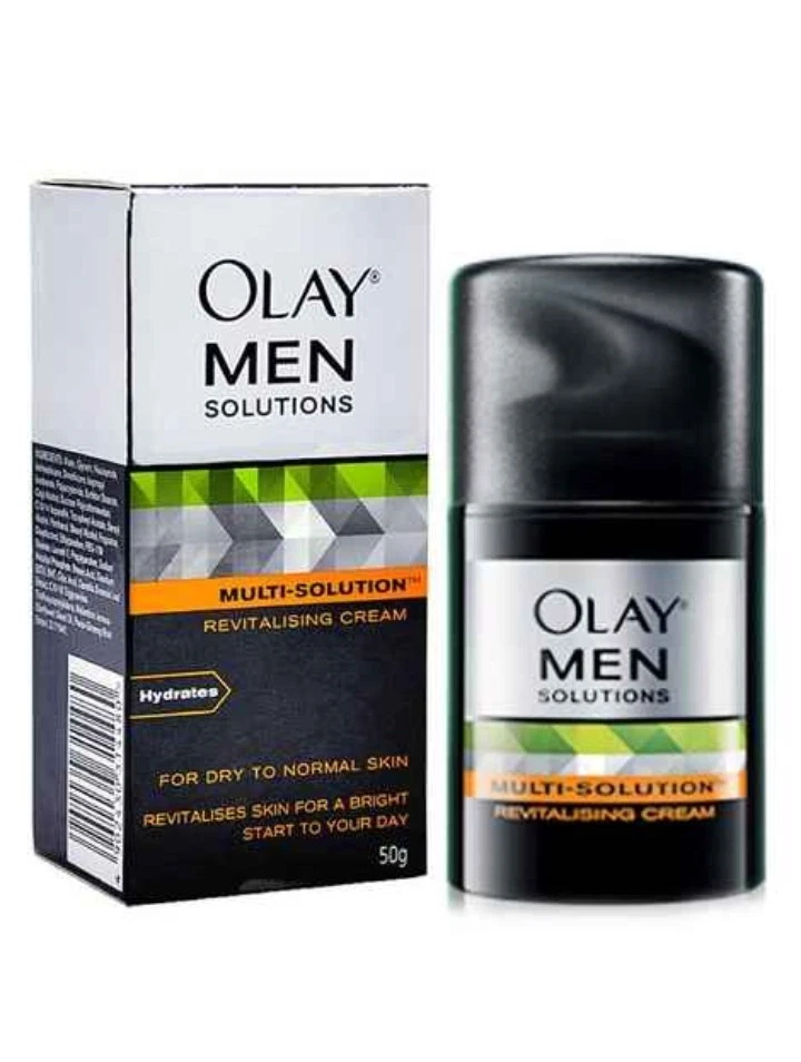 New Olay Men Multi-Solution Revitalizing Cream - Dry/Normal Skin - Discontinued  - Image 2 of 4