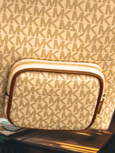 Michael Kors Merritt Women Large Leather Zip Pocket Cargo Shoulder Bag Handbag - Picture 78 of 95