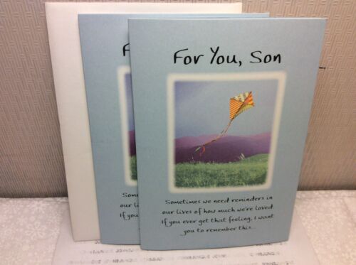 BLUE MOUNTAIN ARTS SON GREETING CARD New w/Envelope LOT OF 2 "For you, Son...." - Picture 1 of 2