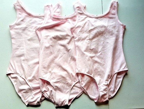 Danskin Now Leotard 1 Dream Pink Girls Dance Tank Leotard Medium 7 8 FREE SHIP! - Picture 2 of 3
