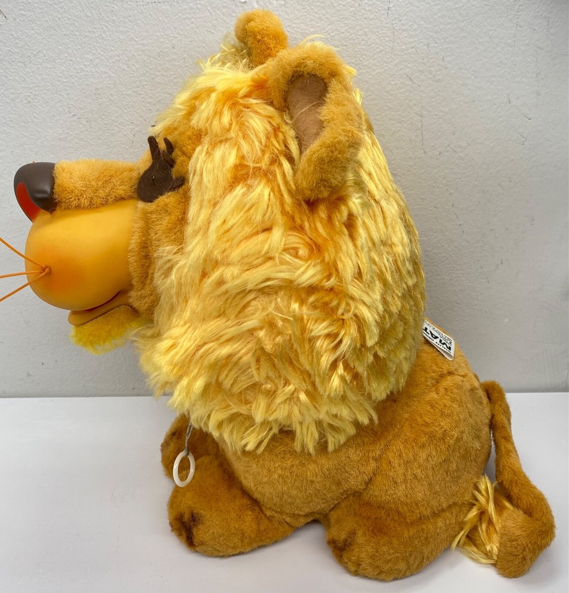 LOSTnFOUNDS★ヴィンテージ★ライオンちゃん★海外★ Vintage 1962 Larry Lion Animal Yacker Pull String Plush WORKING w