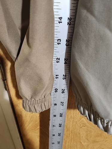 Consensus Golf Windbreaker Men's Jacket. Full Zip -long Sleeve Tan, Size Large - Picture 9 of 10