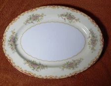 Vintage Noritake Japan "Lares" Oval Serving Platter VERY NICE