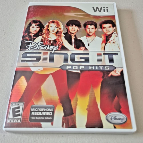 Disney Sing It Pop Hits Nintendo Wii Video Game Taylor Swift Jonas Brothers