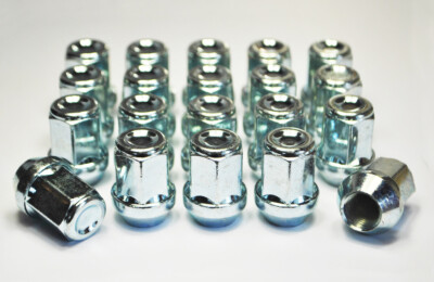 20 x M12 x 1.5, 17mm Hex Alloy Wheel Nuts (Zinc)