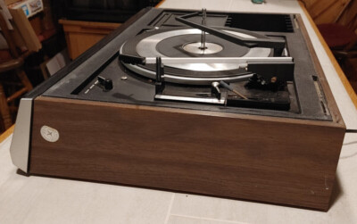 Vintage Sears AM/FM Stereo System Record Player, w/ AUX & non