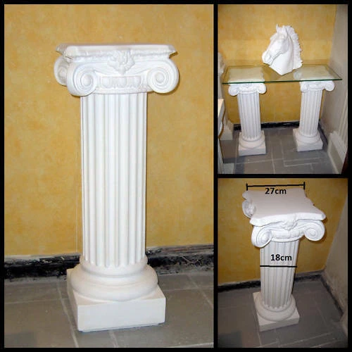 Éléments d'architecture colonnes en plâtre