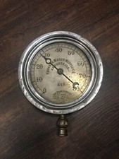 Manómetro de presión de vapor de aire Kewanee Water Supply Co. Jas P Marsh