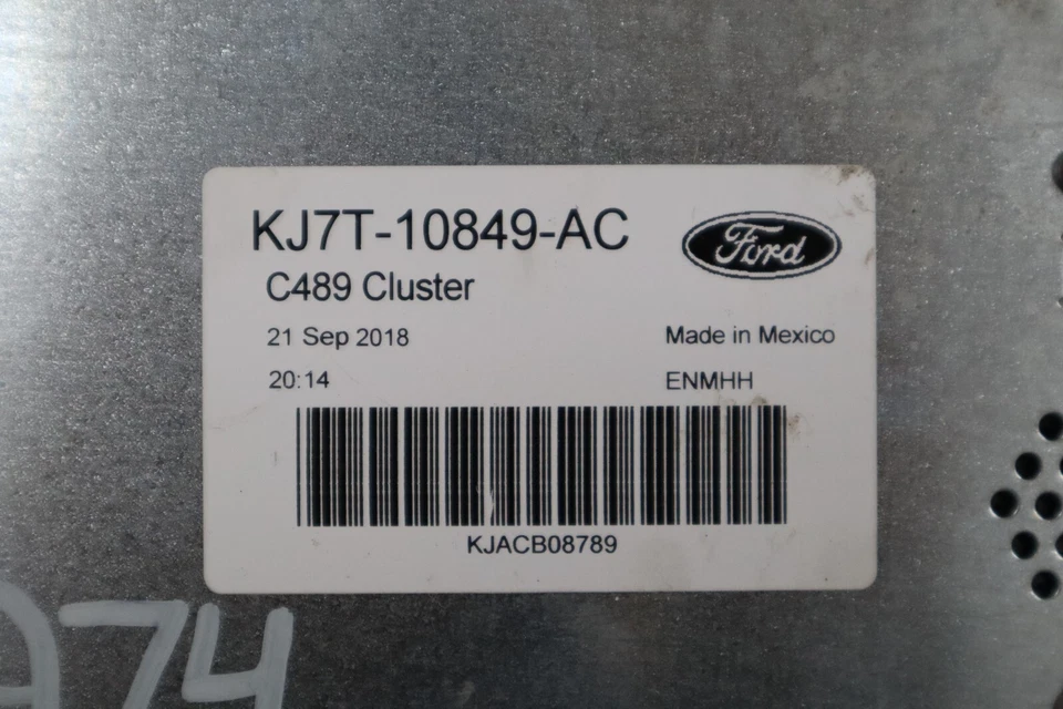 Painel medidor velocímetro cabeça instrumento 2019 Lincoln MKC 46.343 milhas - Imagem 4 de 4