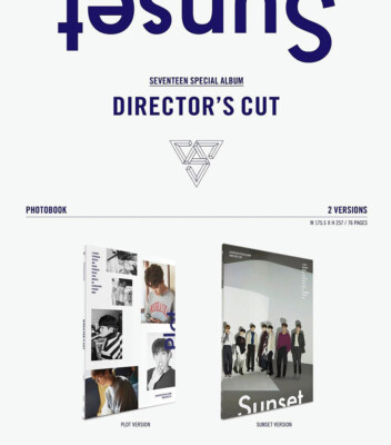 SEVENTEEN [DIRECTOR'S CUT] Special Album 2 Ver SET/2CD+2