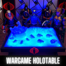 COBRA WARGAME HOLOTABLE with Blue Led Light, ...