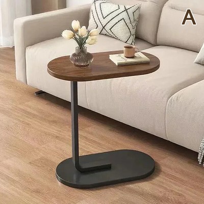 C Shaped Side Table Modern Light Luxury Style Small Coffee Table Home Decorat-yp