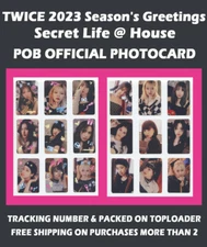 TWICE 2023 Seasons Greetings Secret Life @House WITHMUU POB  OFFICIAL PHOTOCARD