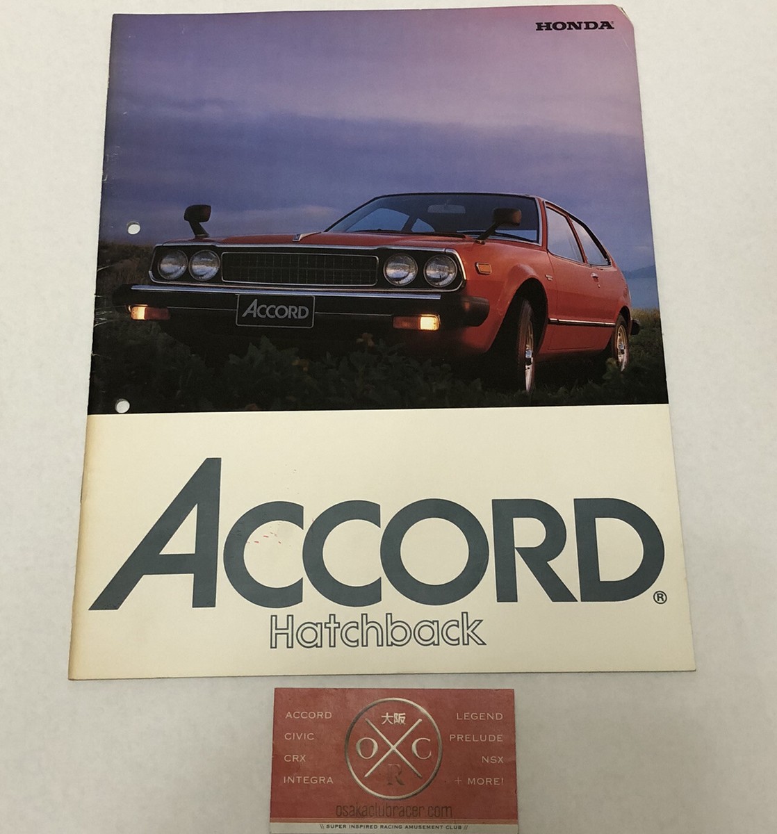 1G Honda Accord Hatchback Brochure Rare 76-81 77 78 79 80 CVCC JDM