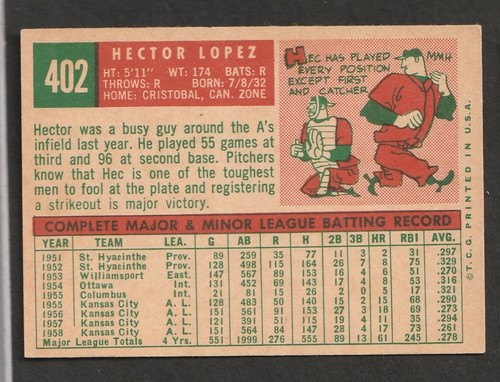 1959 Topps Baseball Set Break Choose cards Numbered 1-572 EX O23 - Picture 13 of 107