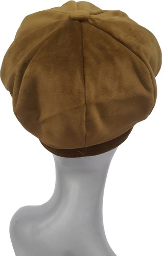 Gorra de terciopelo cadete otoño invierno sombrero cálido broches - Imagen 12 de 13