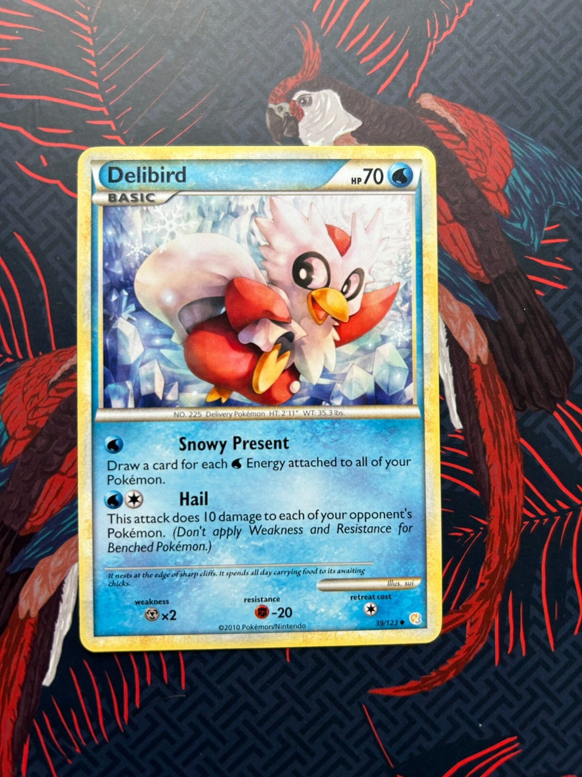 Delibird #39 Uncommon NM – HeartGold SoulSilver 2010 – Pokemon