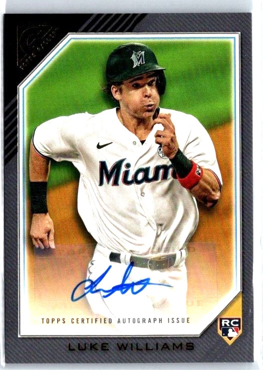 2022 Topps Gallery LUKE WILLIAMS (RC) #RA-LW Auto MARLINS