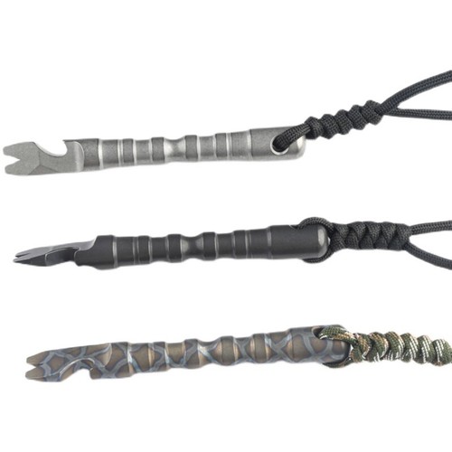 TWOSUN Titanium Alloy Tactical Survival EDC Multi Tools Pry Bar Crowbar Opener