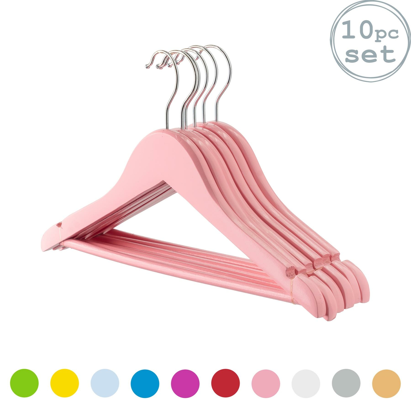 pink childrens hangers