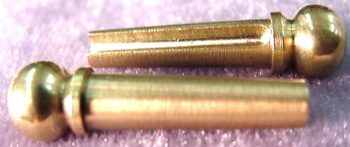 BEAUTIFUL BRASS GUITAR BRIDGE PINS WITH PEARL DOT - Picture 2 of 4