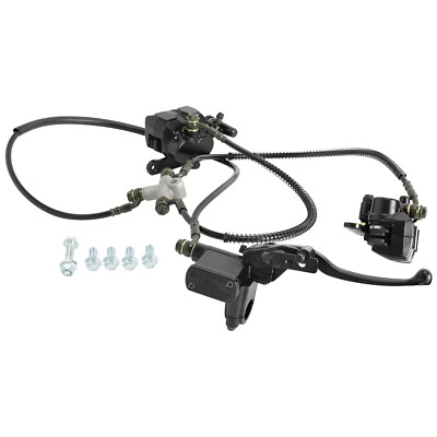 Front Hydraulic Twin Brake Caliper Assembly Custom Build Go Kart ATV UTV Quad