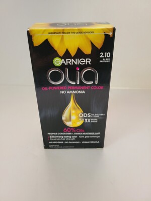 Garnier Olia Permanent Hair Color 2.10 - Black Sapphire