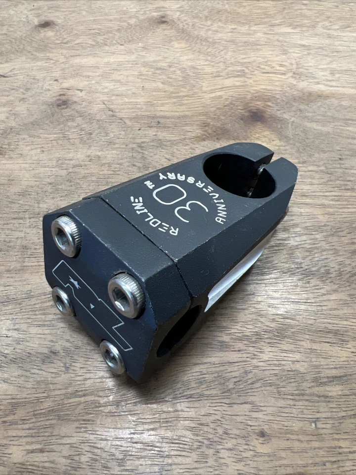 Redline 30th Anniversary Limited Edition 1-1/8” Threadless Stem BMX Black - Image 3 of 4