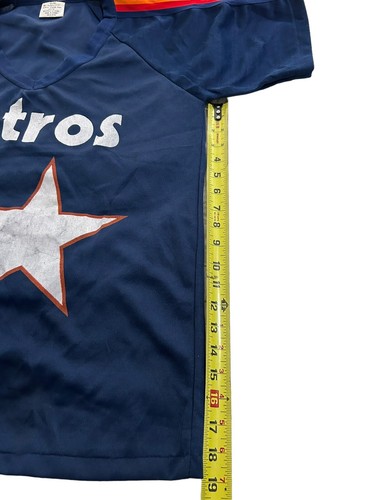 Houston Astros Shirt Erwachsene XL blau Mittlerer Westen Sportartikel Star Vintage Streifen - Bild 6 von 10