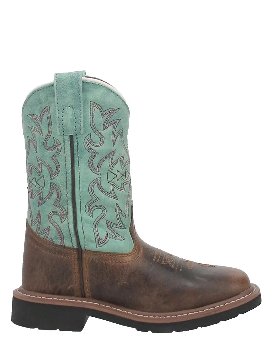 Zapatos de botas azules para niñas