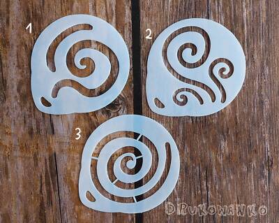 Doodle Doodles Waves Graphics Scribbles Stencil Mylar Art Craft Airbrush