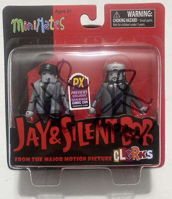 SDCC 2013 Jay & Silent Bob Minimate 2-Pack by Diamond Select( Autographed )