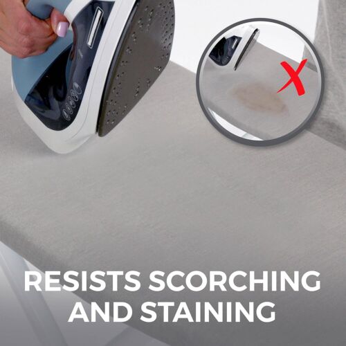 Ironing Board Cover, Silicone Coating, Full Size Scorch Resistant Padding - Picture 3 of 9