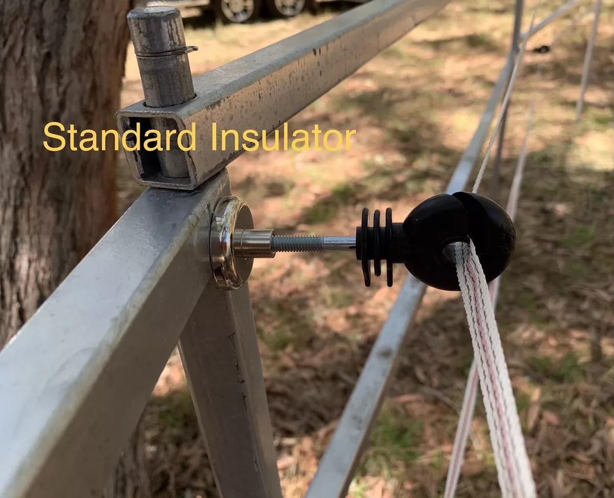 New Electric Fence Insulator Magnetic Base Portable Horse Float