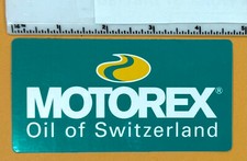 Motorex oil sticker decal, 5" x 2.5", NEW