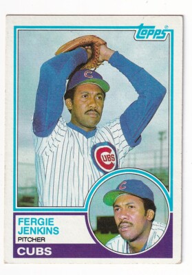 Fergie Jenkins 1983 Topps ML Baseball Card # 230 Cubs