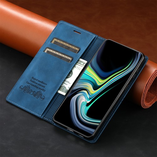 Funda billetera delgada de cuero magnética abatible para Huawei P40/P30/P20 Lite Pro - Imagen 17 de 28