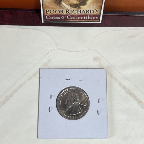 North Carolina Coin & Cover Set 2001S Pr State Qtr & 1963 Carolina FDC FD140 - Picture 6 of 7