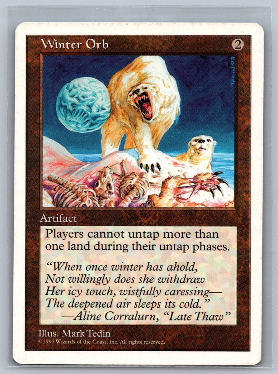 Magic The Gathering 5th Edition Winter Orb MTG TCG CCG Fifth | eBay