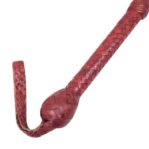 Real Kangaroo Leather BULL WHIP 04 to 16 Feet Long 16 Plaits Indiana Jones Whip - Picture 2 of 3