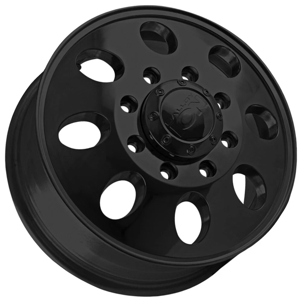 (Set-4) Ion 167 Dually 17x6.5 8x200 125mm Matte Black Wheels Rims 17 ...