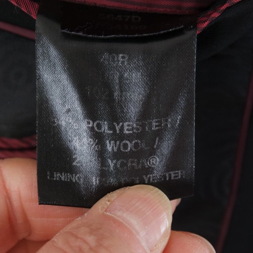Abrigo Deportivo Chaqueta Chaqueta Blazer 42R Negra Talla Reino Unido BROOK TAVERNER - Imagen 13 de 13