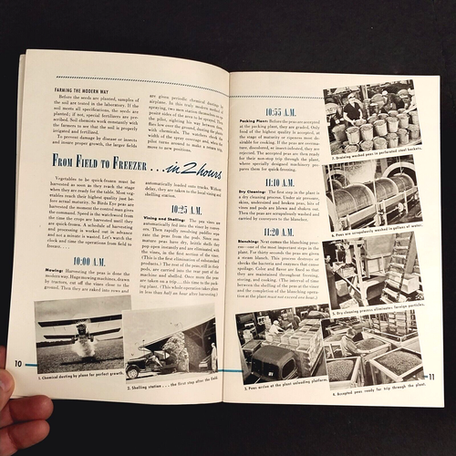 Vintage 1942 Modern Foods For Modern Menus w/ Miracle Quick-Freezing by Birdseye - Bild 5 von 7