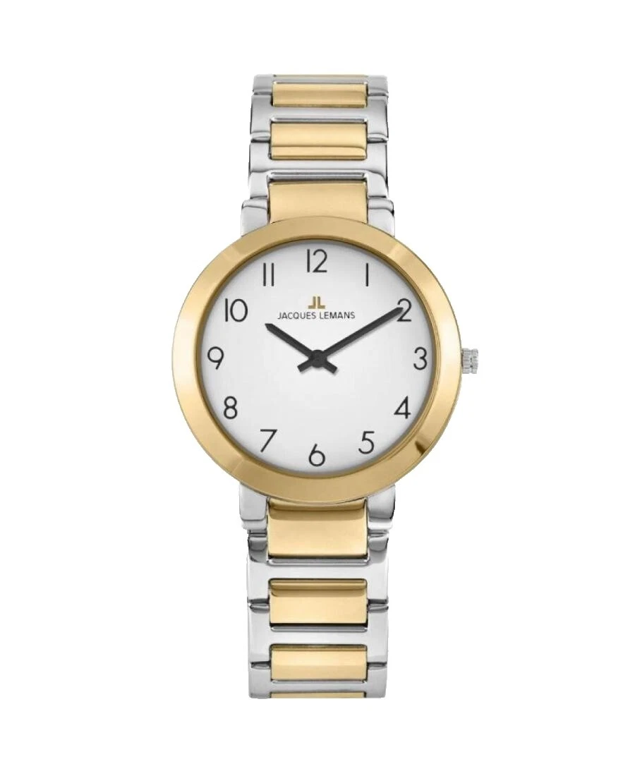 Banda de acero inoxidable Jacques Lemans analógico Casual Relojes de pulsera