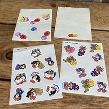Vtg Trend Scratch And Sniff Stickers Lot Cherry Blueberry Licorice Chocolate